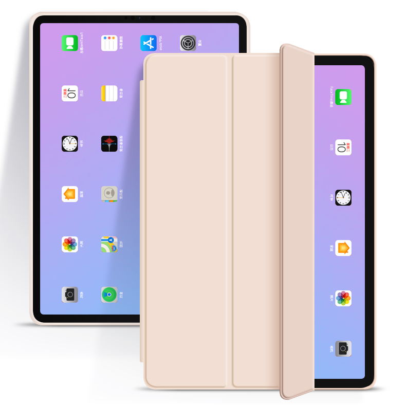 2020 New 10.9 Tri Fold Soft TPU Back Cover Case for ipad apple 10.9 case