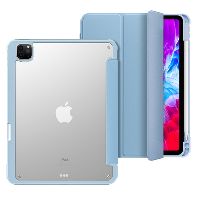 Aurora iPad Pro 11 2020New Transparent Non Slip With Pencil Holder Cover Case