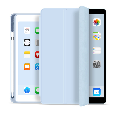 2021 New Soft TPU Back For ipad 10.2 Case with Pencil Holder