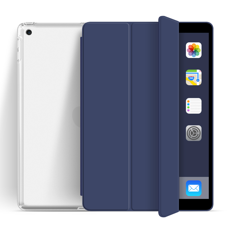 2020 New Trifold Transparent Soft TPU With Clear Back Cover For iPad Air4 10.9 Case